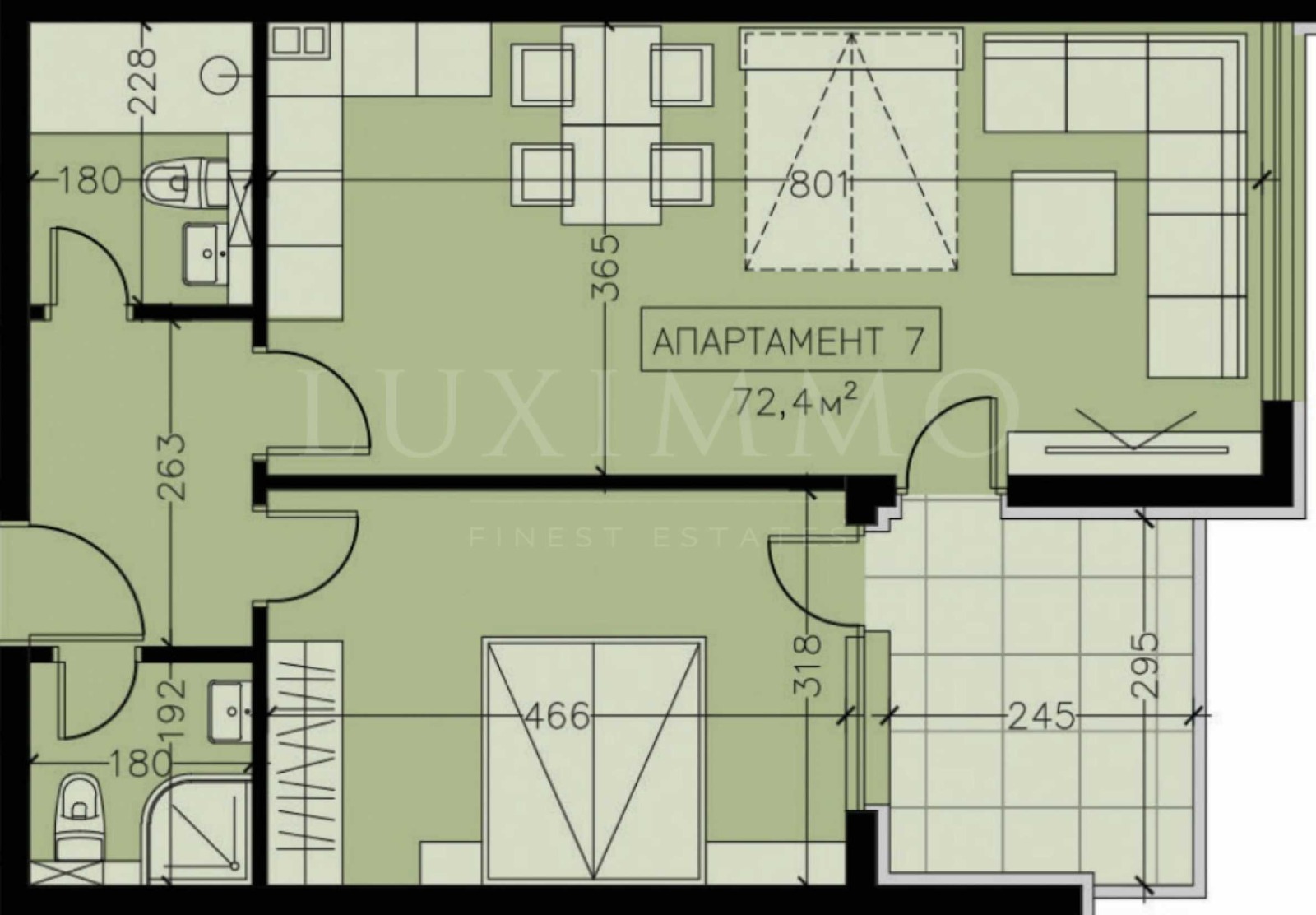 Продава 2-СТАЕН, гр. София, Манастирски ливади, снимка 4 - Апартаменти - 55790699