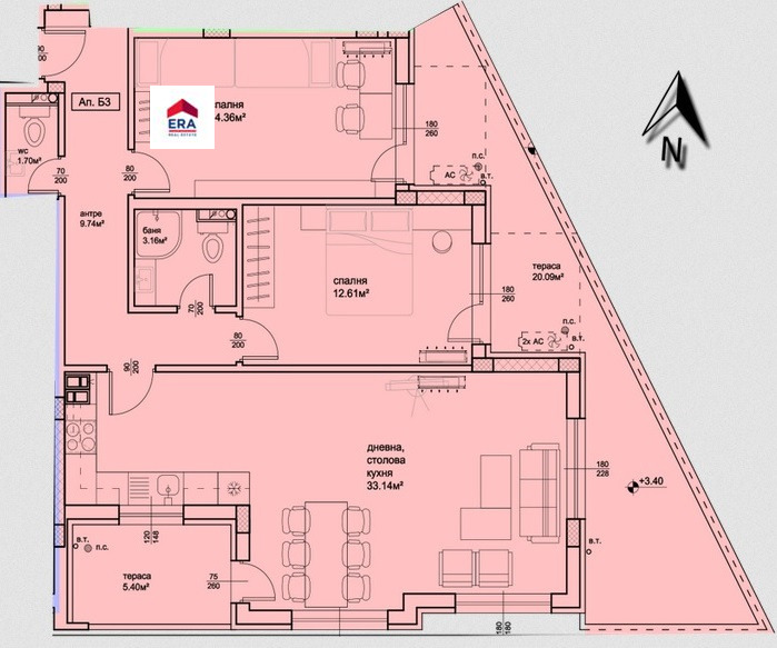 Продава 3-СТАЕН, гр. Пловдив, Христо Смирненски, снимка 2 - Апартаменти - 53800178