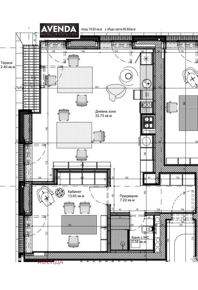 Zu verkaufen  Büro Sofia , Manastirski liwadi , 85 qm | 70868928 - Bild [11]