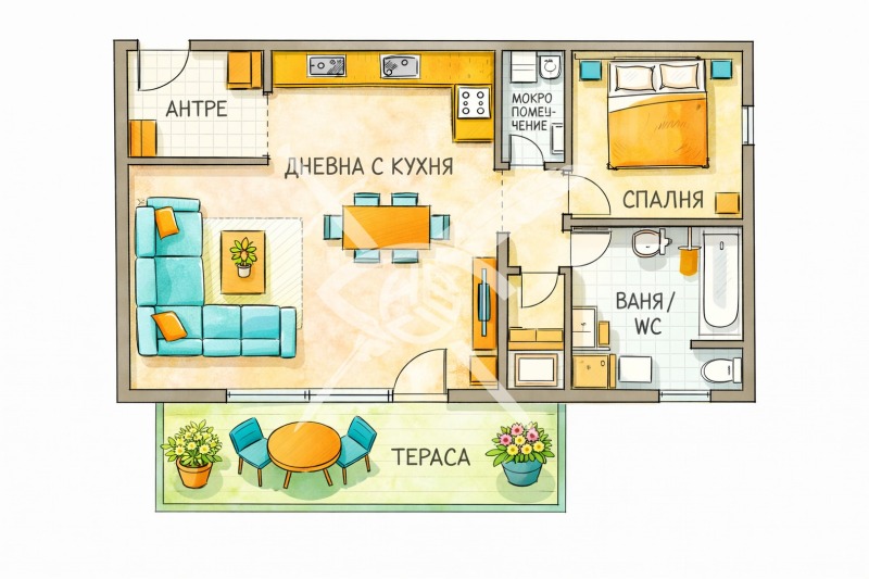 Продава 2-СТАЕН в град София, Люлин 10 - 85 кв.м / 115 200 € » 225 311.62 лв., ЕКС НВД ООД