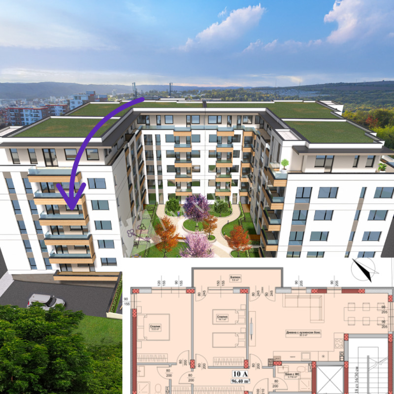 Продава 3-СТАЕН в град Велико Търново, Картала - 114 кв.м / 142 000 € » 277 727.86 лв., ПРИМО ПЛЮС