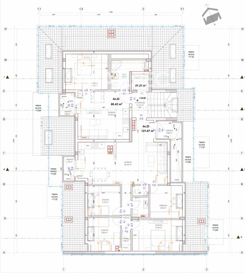 Myytävänä  1 makuuhuone Sofia , Manastirski livadi , 69 neliömetriä | 90871035 - kuva [5]