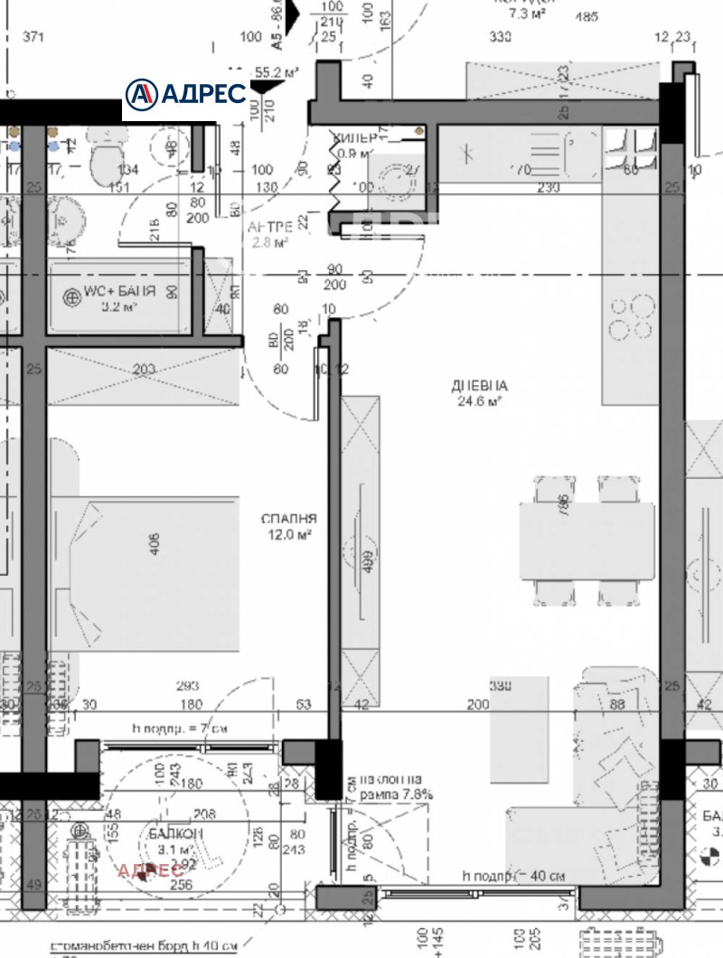 Te koop  1 slaapkamer Varna , Vladislav Varnentsjik 1 , 65 m² | 23142219 - afbeelding [5]