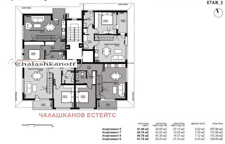 Продава  Многостаен град София , Кръстова вада , 129 кв.м | 37704306 - изображение [3]