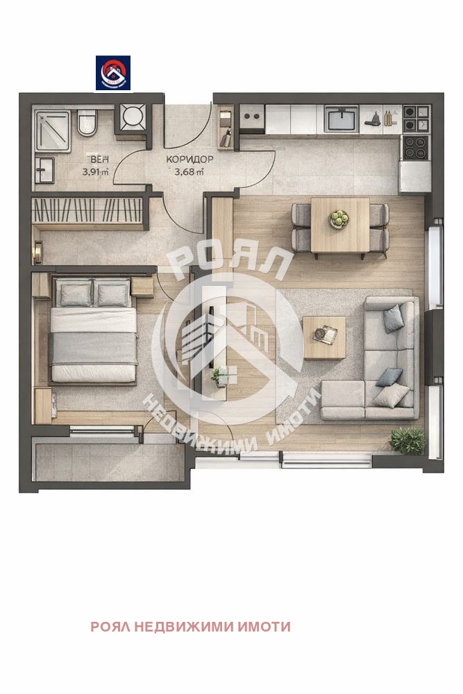 Продава 2-СТАЕН, гр. Пловдив, Беломорски, снимка 8 - Апартаменти - 53954676