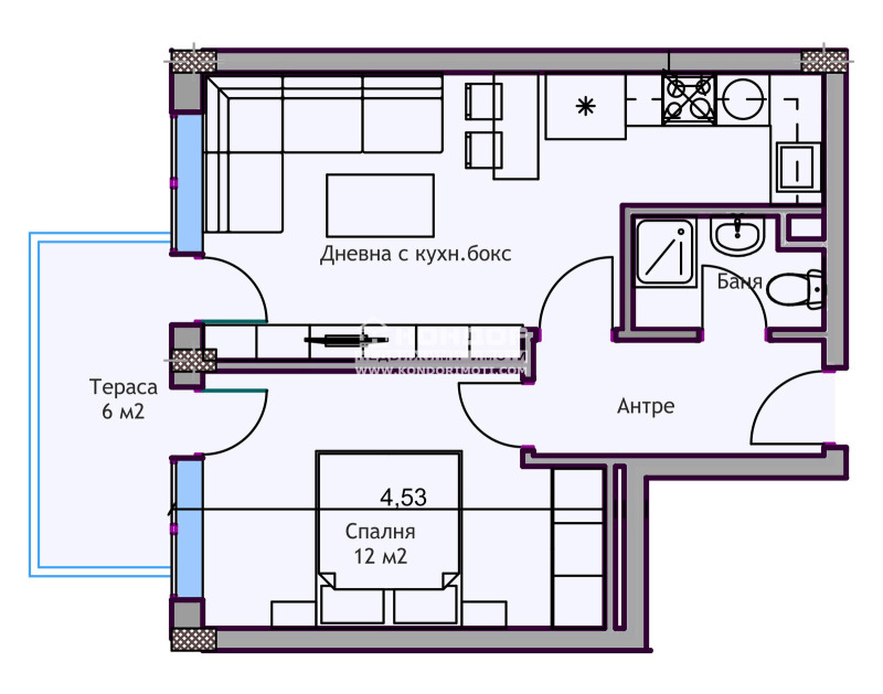 Продава 2-СТАЕН, гр. Пловдив, Кършияка, снимка 5 - Aпартаменти - 49166033