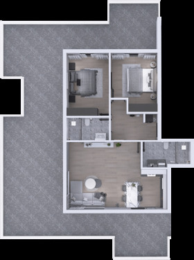 Te koop 2 slaapkamers