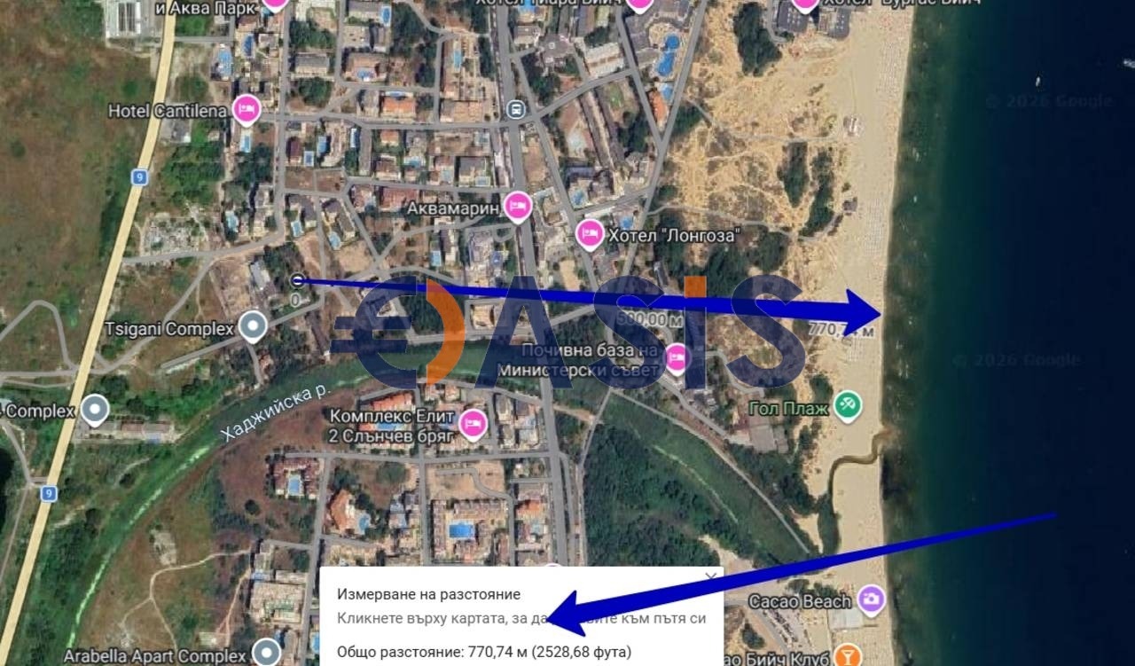 Продава 1-СТАЕН, к.к. Слънчев бряг, област Бургас, снимка 9 - Апартаменти - 53796998