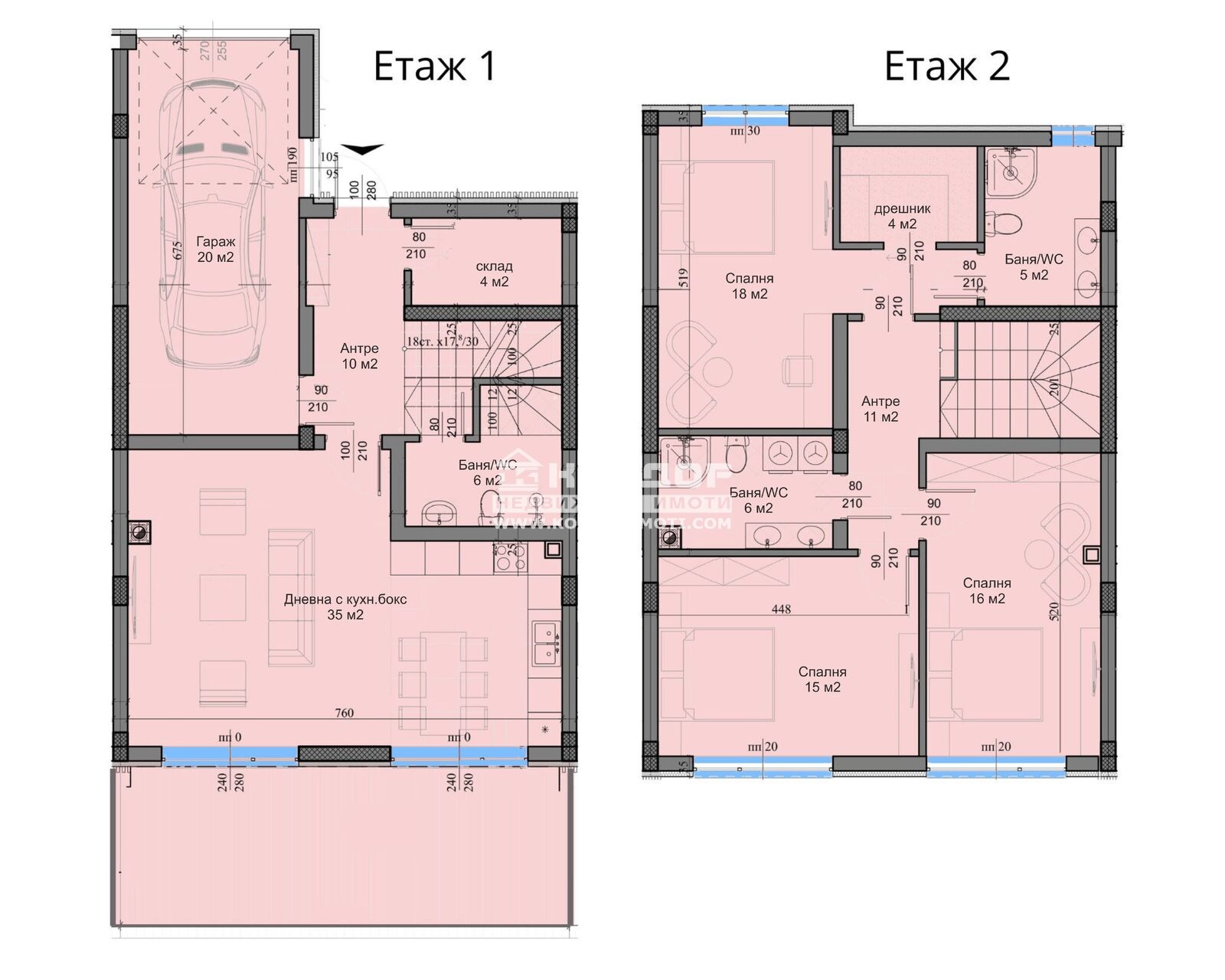 Продава КЪЩА, с. Марково, област Пловдив, снимка 2 - Къщи - 51668410