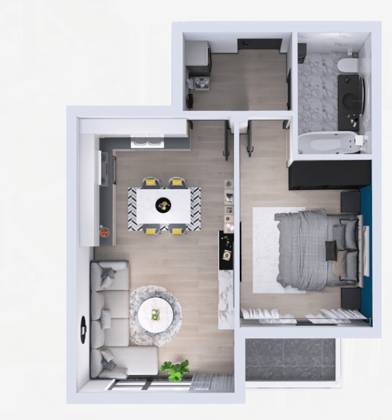 En venta  1 dormitorio Plovdiv , Ostromila , 67 metros cuadrados | 50492069