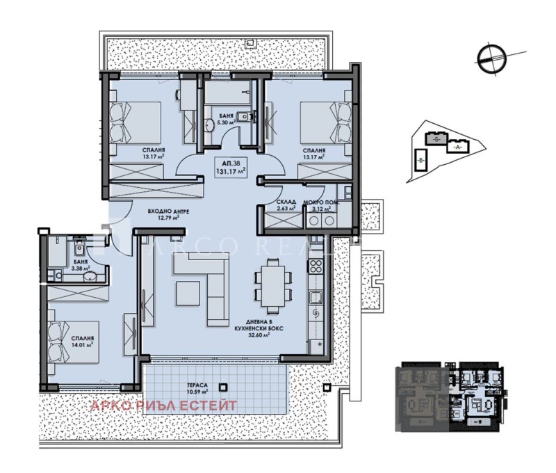 Te koop  3 slaapkamers Sofia , Bistritsa , 146 m² | 93099469 - afbeelding [2]