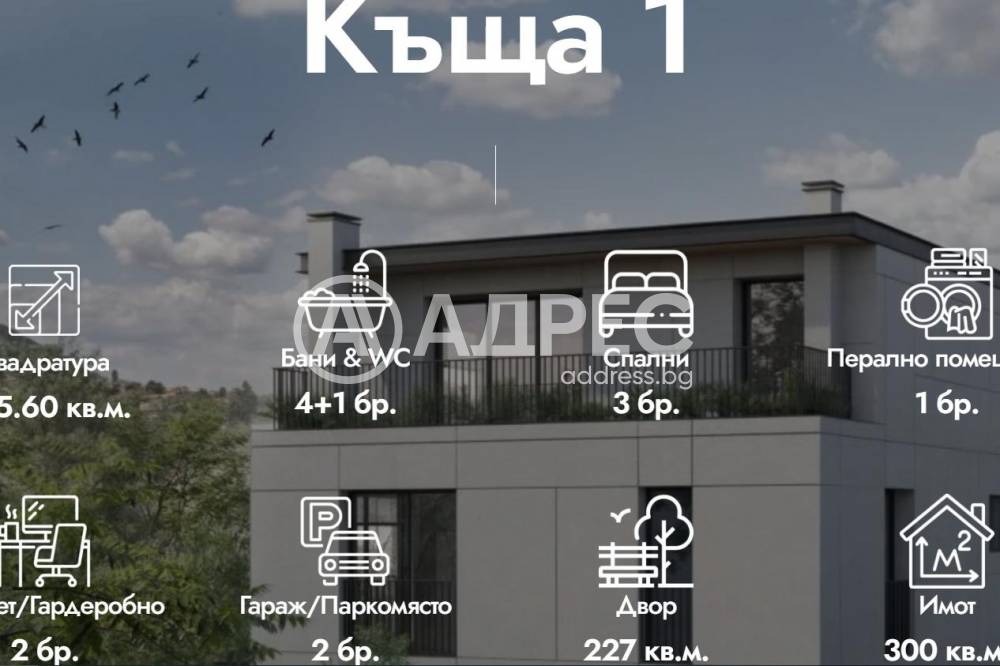 Продава КЪЩА, гр. София, Драгалевци, снимка 2 - Къщи - 54120664