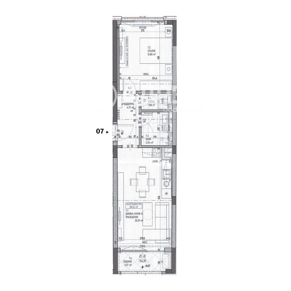 Продава 2-СТАЕН, гр. София, Център, снимка 4 - Апартаменти - 56191354