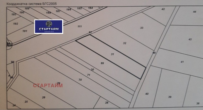 Продава ПАРЦЕЛ в град София, с. Войнеговци - 2499 кв.м / 37 485 € » 73 314.29 лв., СТАРТАЙМ