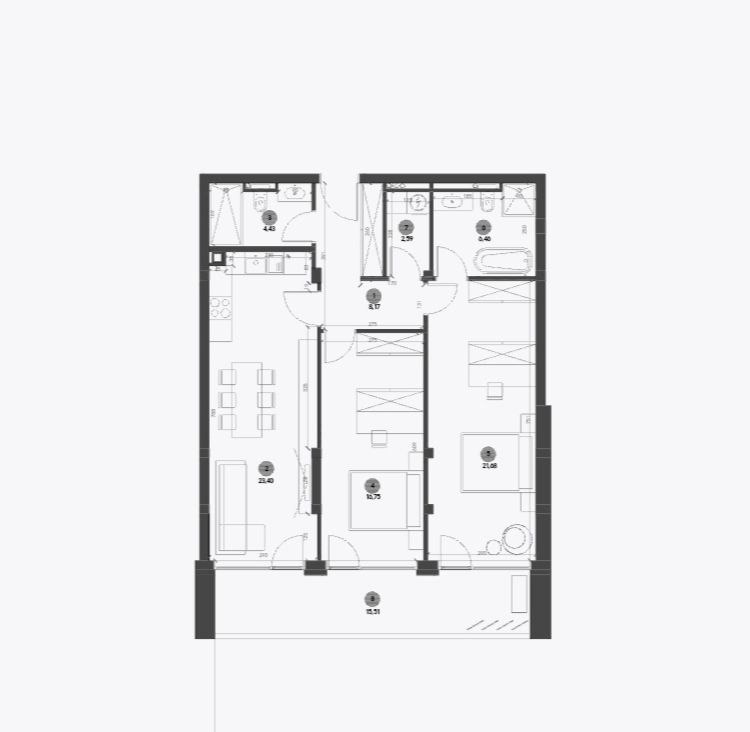 Продава 3-СТАЕН, гр. Варна, к.к. Чайка, снимка 4 - Апартаменти - 55597143
