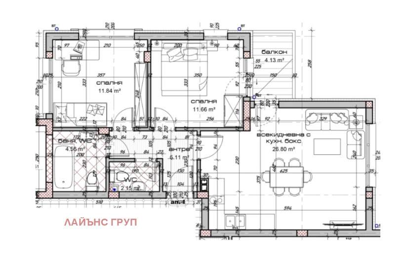Til salg  2 soveværelser Varna , Vinitsa , 97 kvm | 41476953 - billede [13]