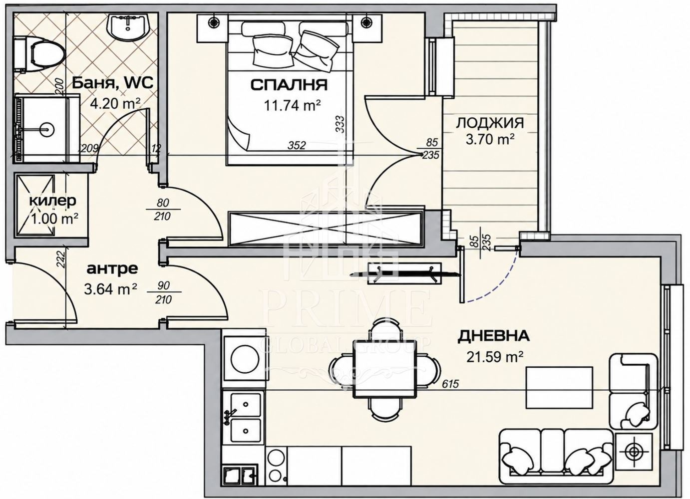 Продава 2-СТАЕН, гр. Варна, Владислав Варненчик 2, снимка 3 - Апартаменти - 55905300