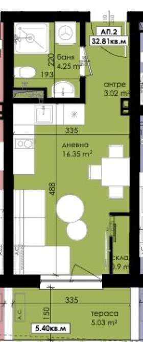 Na prodej  Studio oblast Burgas , Sozopol , 38 m2 | 85980948 - obraz [3]