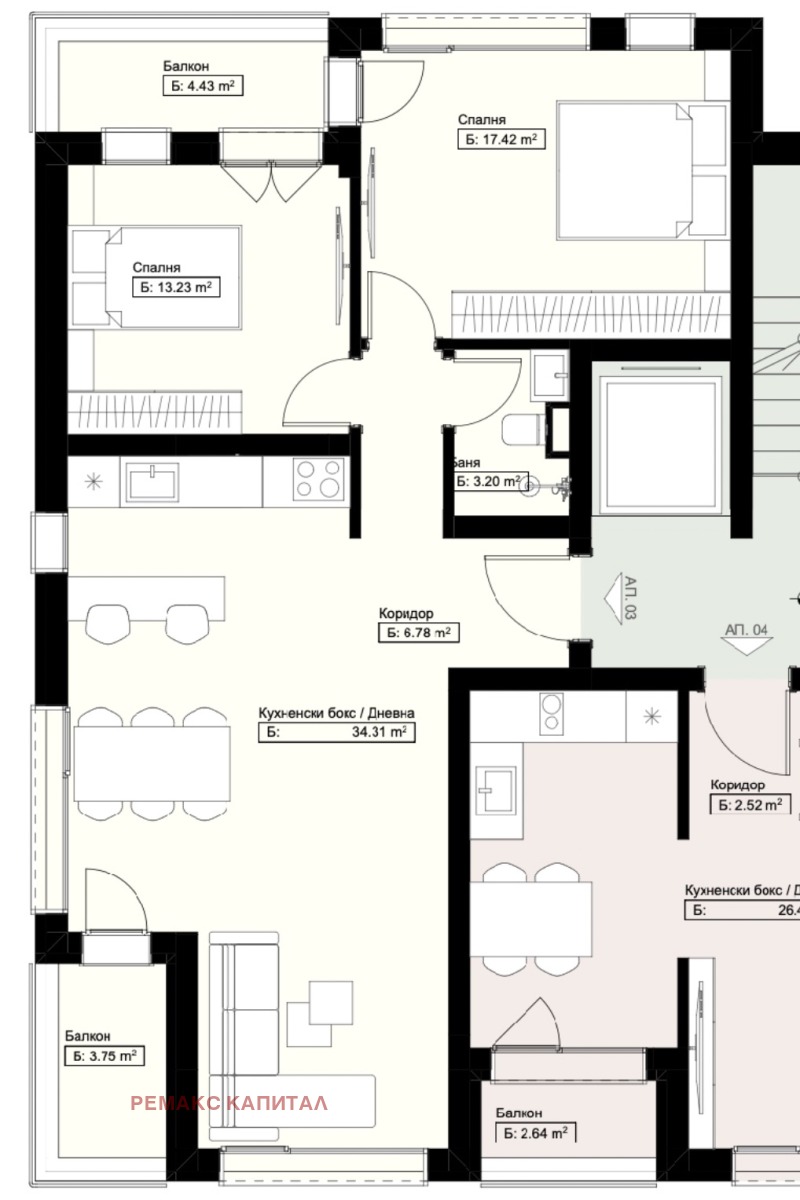 Myytävänä  2 makuuhuonetta Sofia , Obelja , 94 neliömetriä | 79673886 - kuva [7]