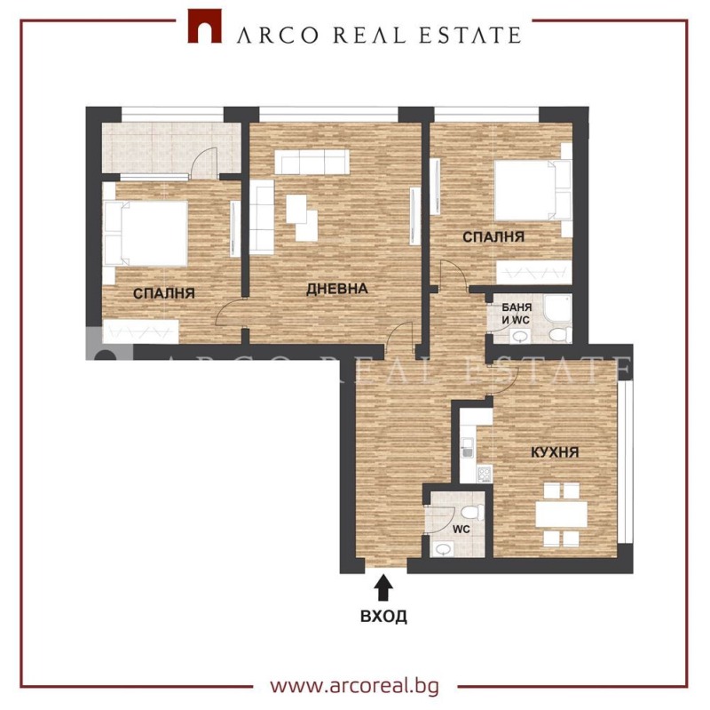 Продава 3-СТАЕН, гр. София, Слатина, снимка 2 - Апартаменти - 52537696