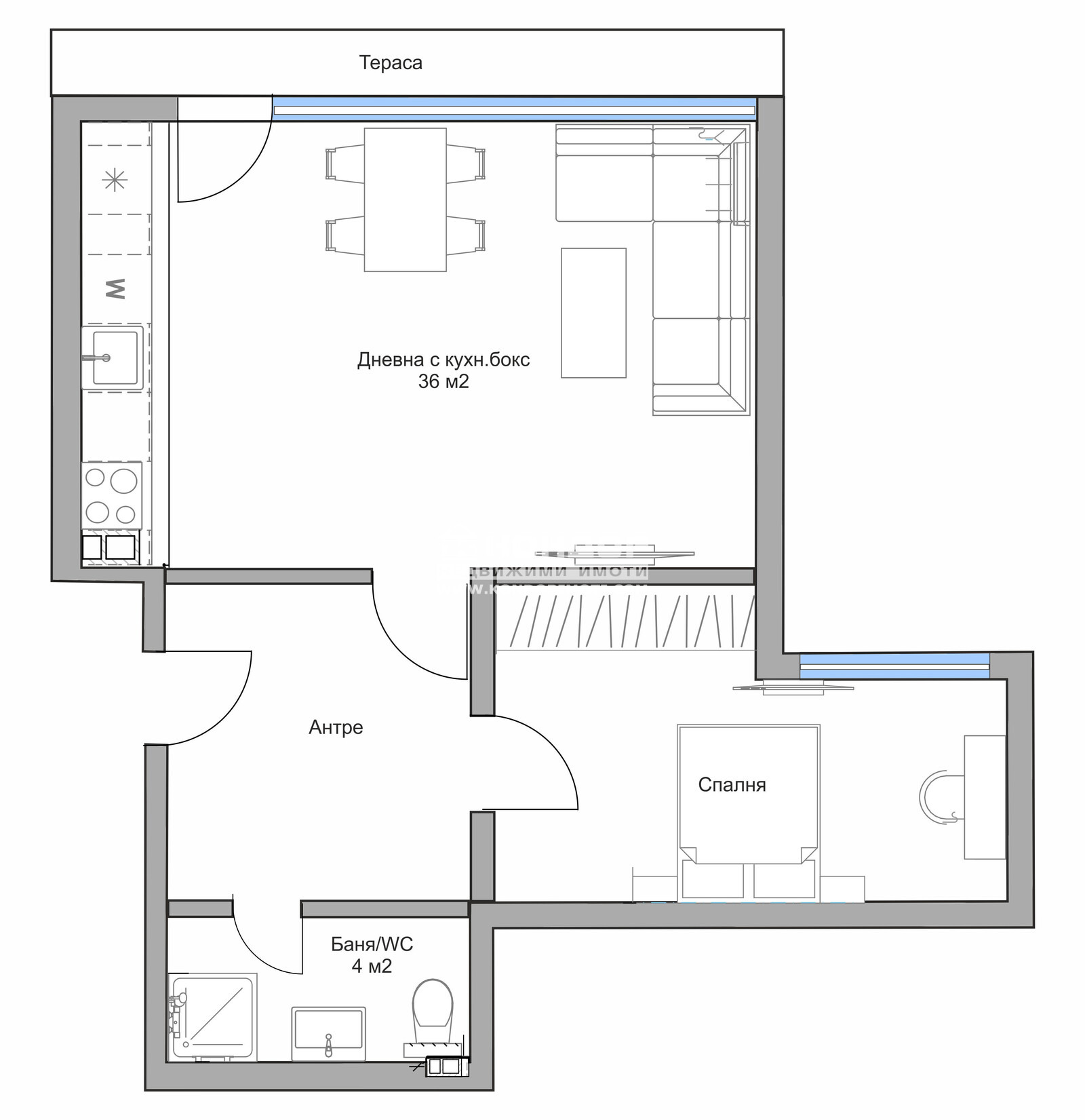 Продава 2-СТАЕН, гр. Пловдив, Кършияка, снимка 9 - Апартаменти - 56327126