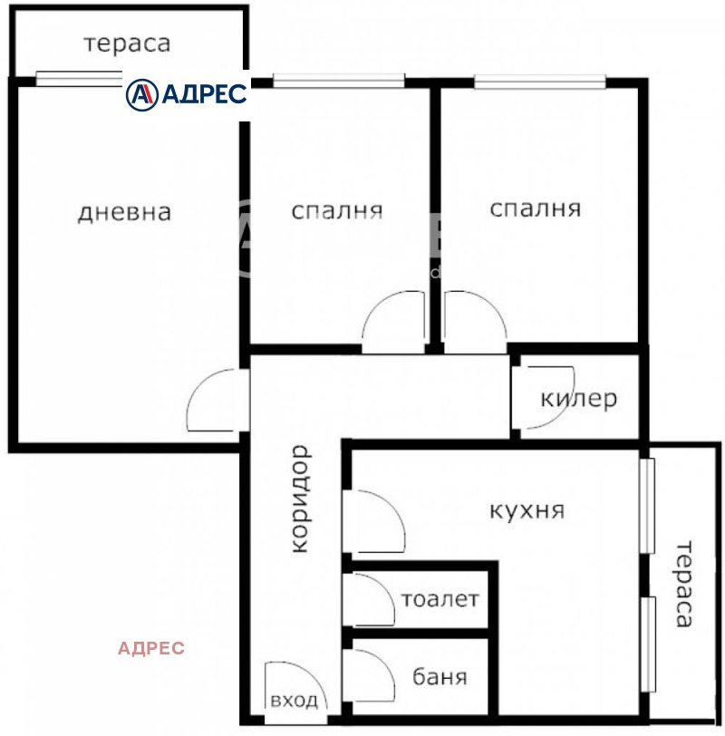 Продава 3-СТАЕН, гр. Варна, Автогара, снимка 2 - Aпартаменти - 46978150