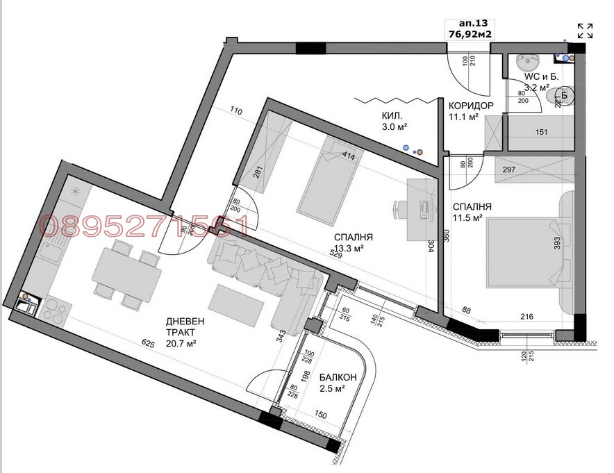 Продава 3-СТАЕН, гр. Варна, Владислав Варненчик 1, снимка 9 - Апартаменти - 54050787