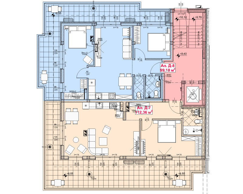 Продаја  2 спаваће собе регион Бургас , Созопол , 128 м2 | 12378567 - слика [10]