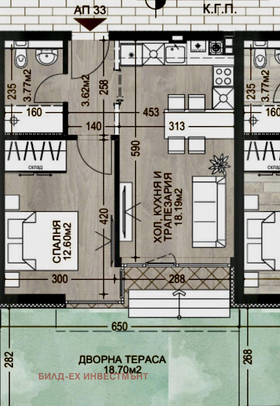 Продава 2-СТАЕН, гр. София, Манастирски ливади, снимка 2 - Апартаменти - 53822151