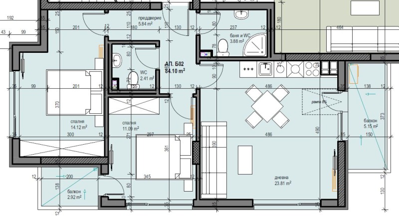 Продава  3-стаен град София , Младост 1А , 101 кв.м | 14107048 - изображение [4]