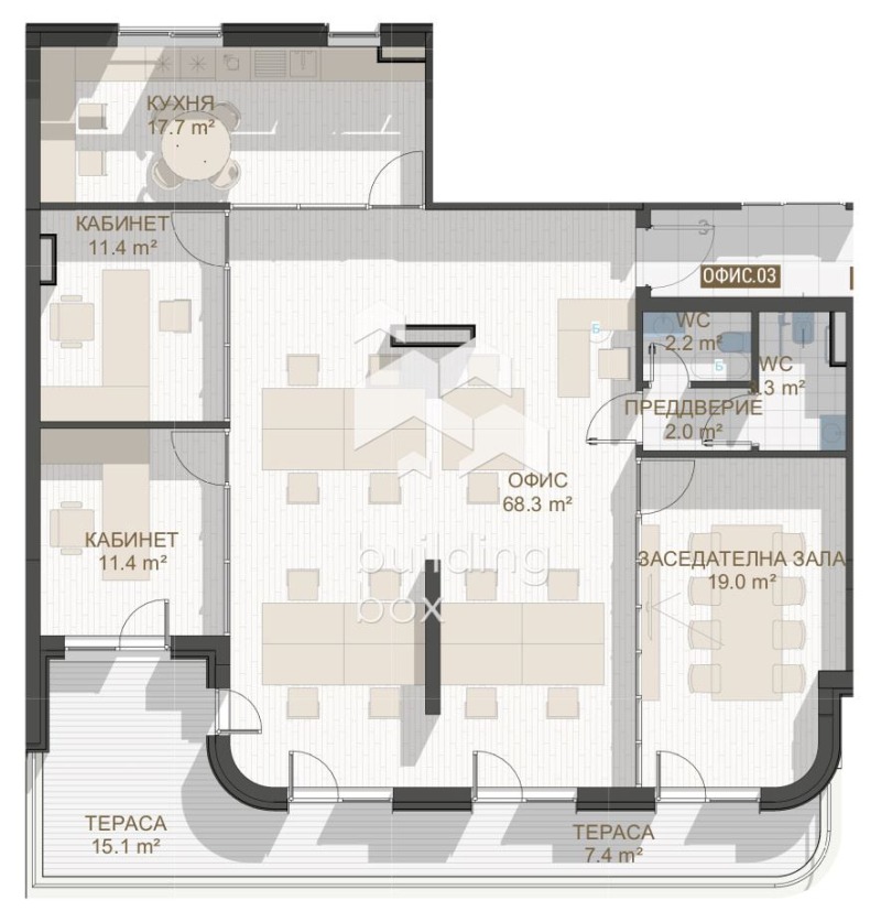 Na prodej  Kancelář Plovdiv , Centar , 213 m2 | 24341915 - obraz [2]