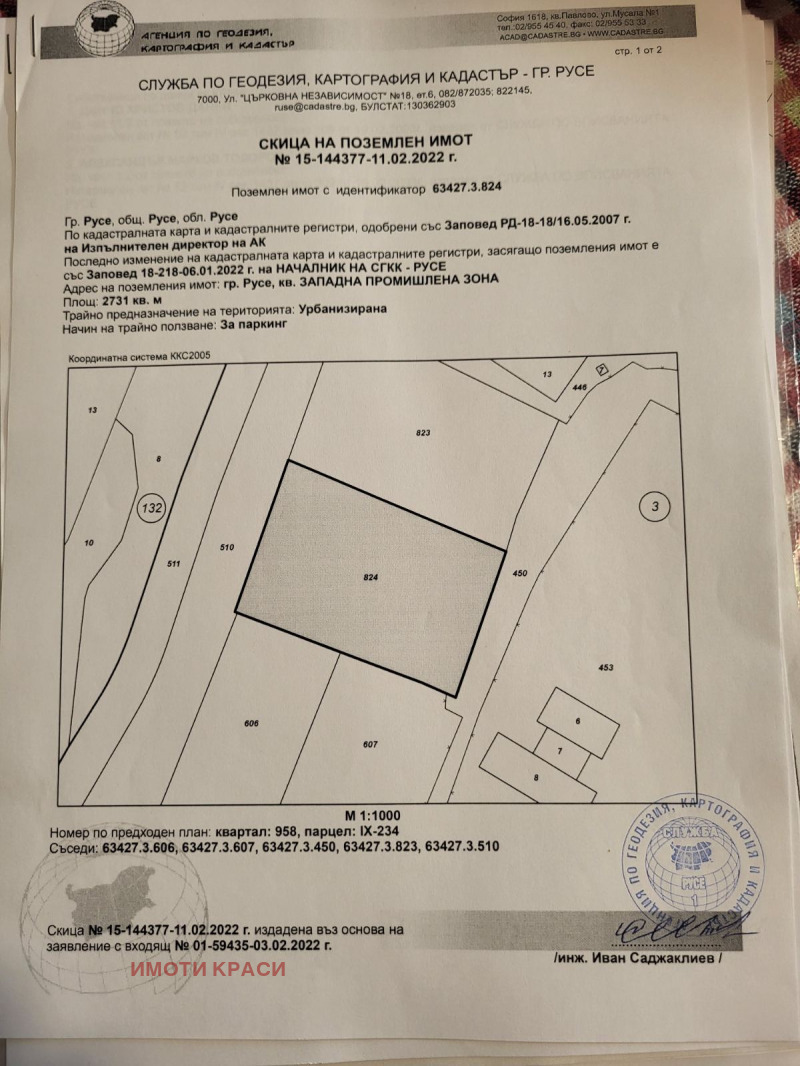 À venda  Trama Ruse , Promichlena zona - Zapad , 5483 m² | 70685578