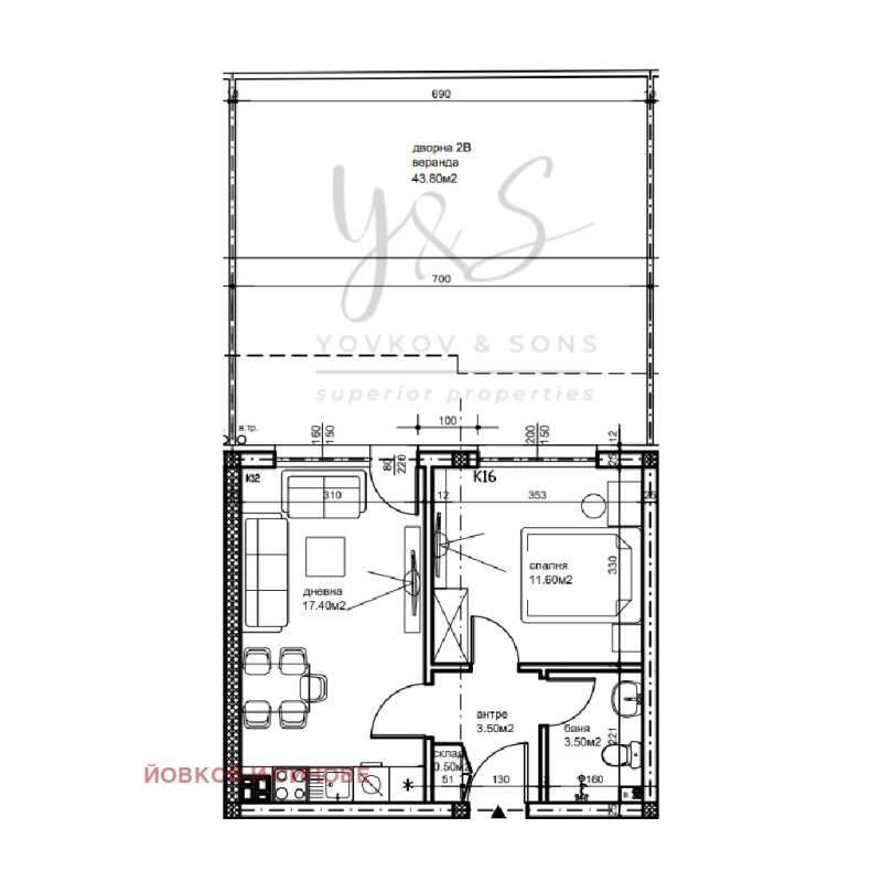 À vendre  1 chambre Plovdiv , Belomorski , 50 m² | 74007303