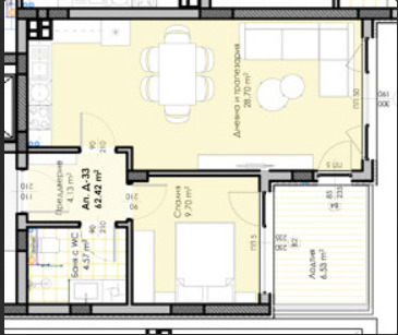 Zu verkaufen  1 Schlafzimmer Plowdiw , Gagarin , 73 qm | 94126572 - Bild [2]