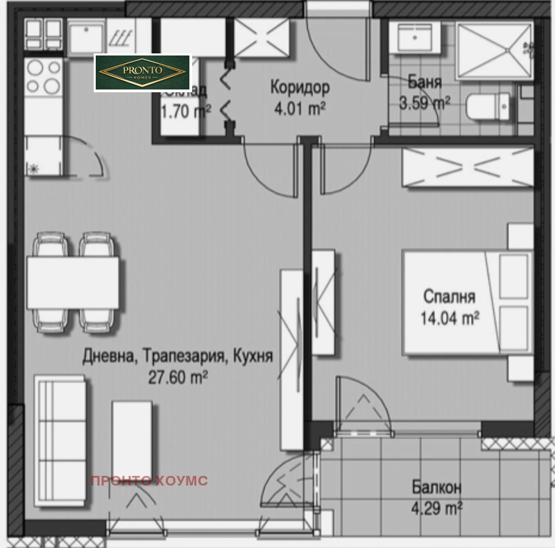 Продава 2-СТАЕН, гр. София, Витоша, снимка 3 - Апартаменти - 53463725