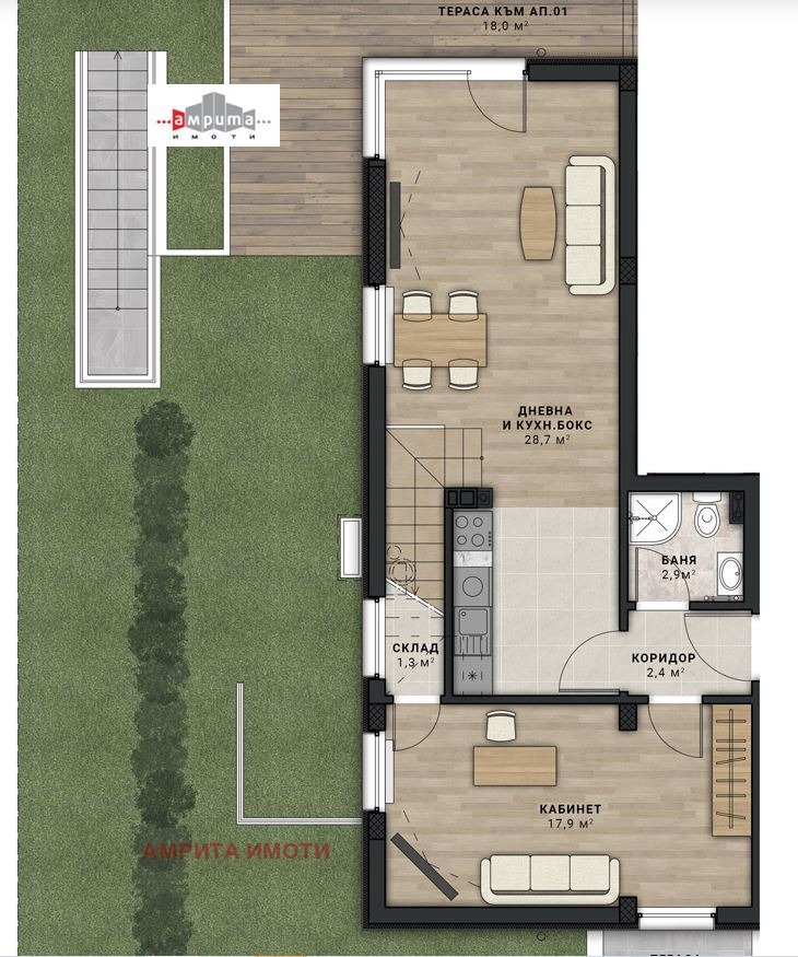 Satılık  İki Katlı Daire Sofia , Boyana , 180 metrekare | 61072198 - görüntü [9]