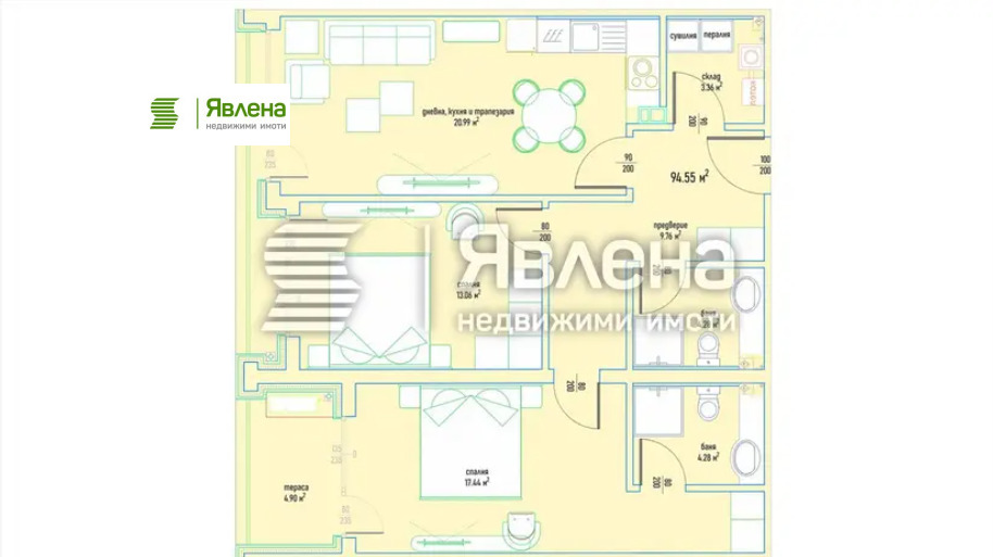 Продава 3-СТАЕН, гр. София, Малинова долина, снимка 8 - Апартаменти - 54865568