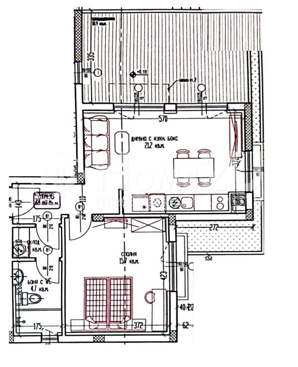 In vendita  1 camera da letto Varna , Galata , 82 mq | 27834419 - Immagine [2]