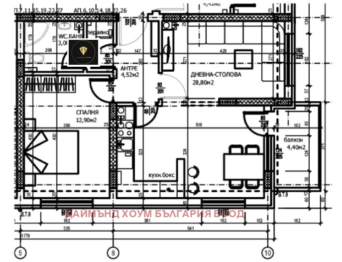 Til salg  1 soveværelse Plovdiv , Trakiya , 79 kvm | 98785165 - billede [2]