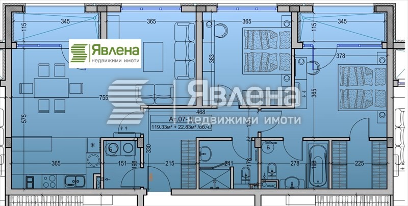 Προς πώληση  2 υπνοδωμάτια Σοφηια , Δραγαλεβτση , 143 τ.μ | 94648492 - εικόνα [11]