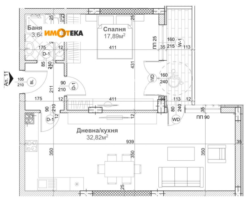 Zu verkaufen  1 Schlafzimmer Warna , m-t Sotira , 86 qm | 54068470 - Bild [2]