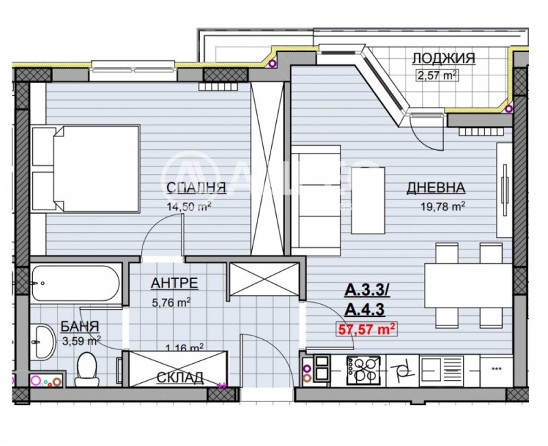 Продава 2-СТАЕН, гр. София, Красно село, снимка 4 - Aпартаменти - 49302195