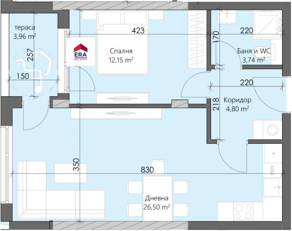 Продава 2-СТАЕН, гр. Пловдив, Кършияка, снимка 5 - Апартаменти - 53885539