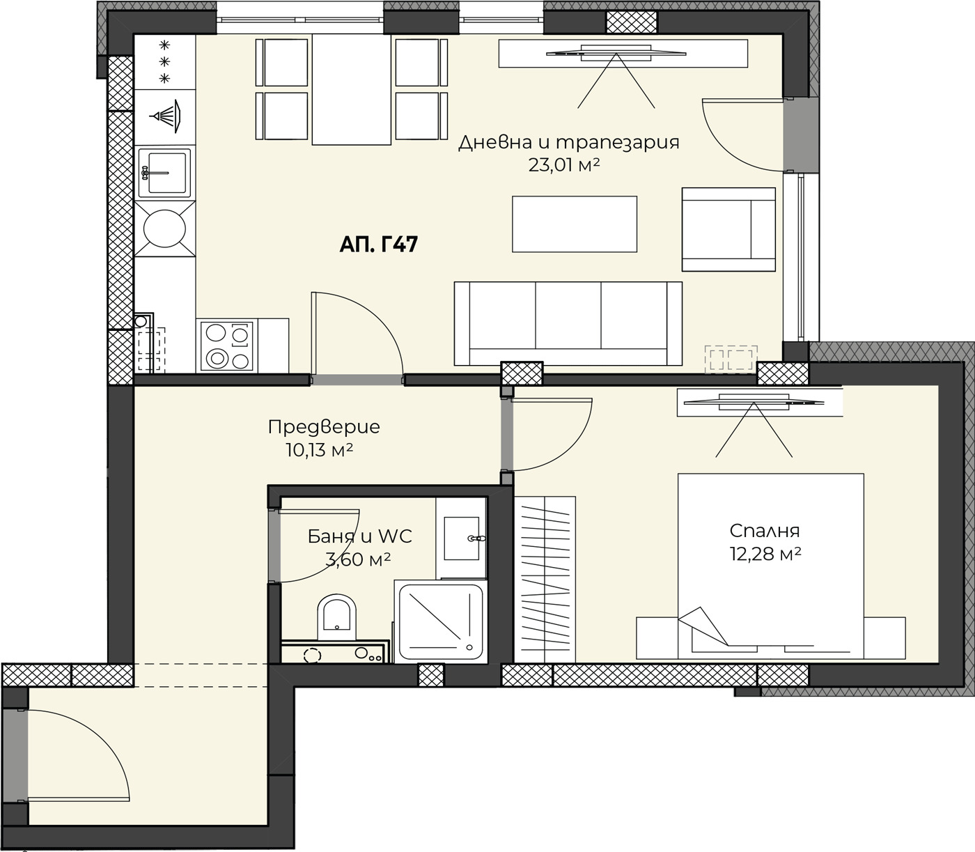 Продава 2-СТАЕН, гр. Пловдив, Христо Смирненски, снимка 3 - Апартаменти - 46458099