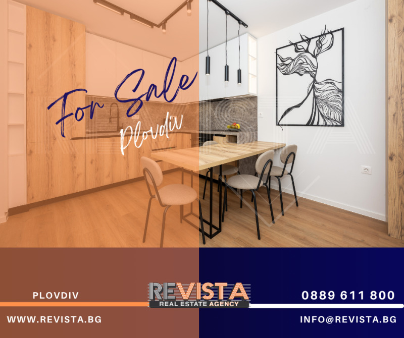 Продава 2-СТАЕН в град Пловдив, Христо Смирненски - 60 кв.м / 155 000 € » 303 153.65 лв., РЕВИСТА