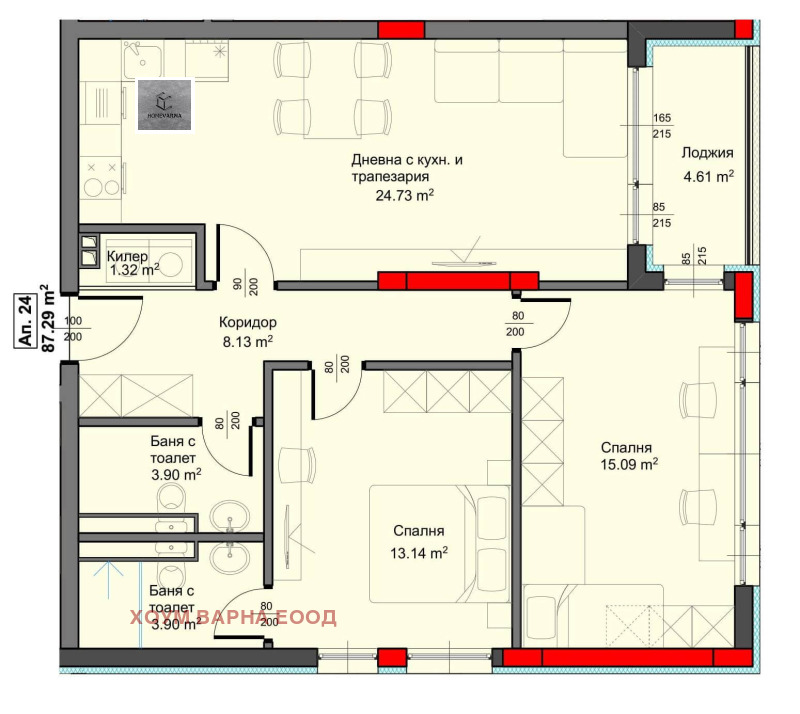 Na sprzedaż  2 sypialnie Warna , Asparuchowo , 99 mkw | 79433006 - obraz [4]