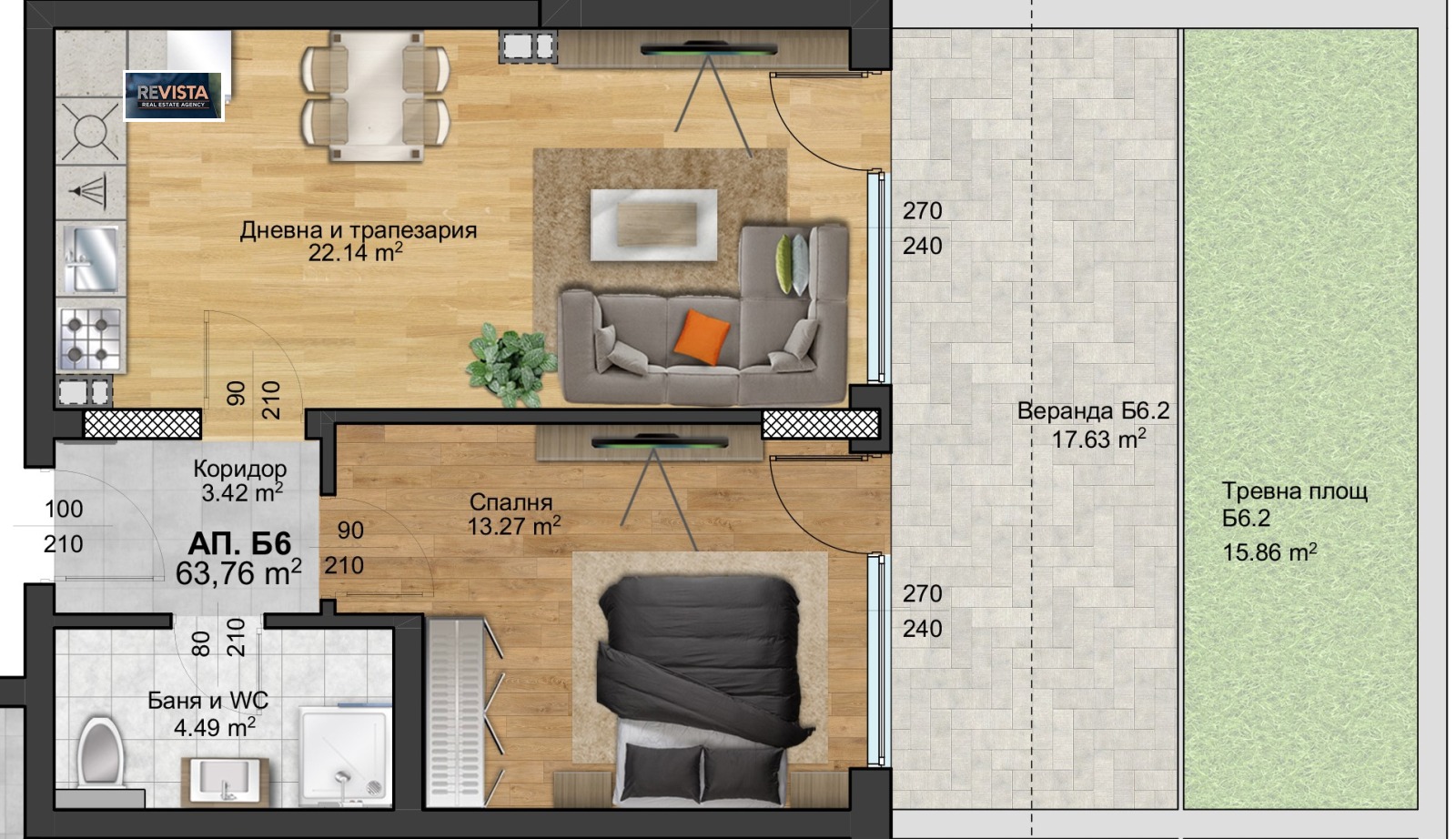 Продава 2-СТАЕН, гр. Пловдив, Христо Смирненски, снимка 2 - Апартаменти - 53629116