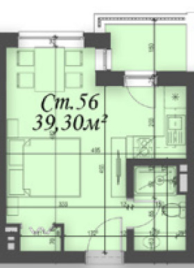 Продава 1-СТАЕН, к.к. Слънчев бряг, област Бургас, снимка 2 - Апартаменти - 54155904