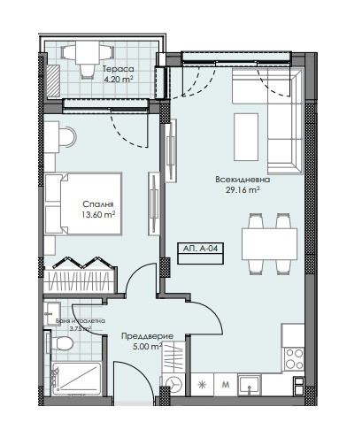 Продава 2-СТАЕН, гр. Пловдив, Остромила, снимка 3 - Aпартаменти - 49286865