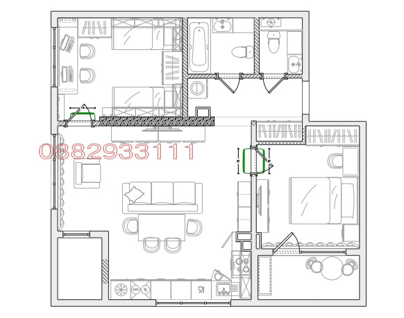 Продава 3-СТАЕН, гр. Бургас, област Бургас, снимка 3 - Апартаменти - 52769987